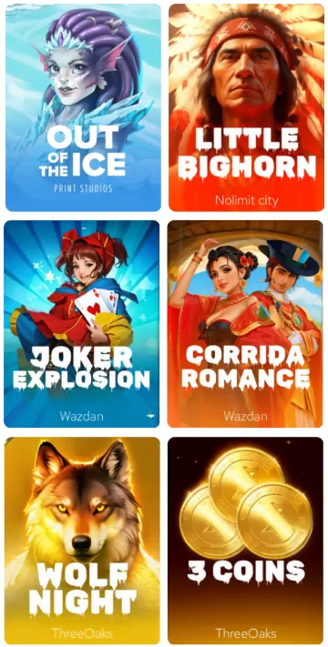 Mobile slot Valor Casino