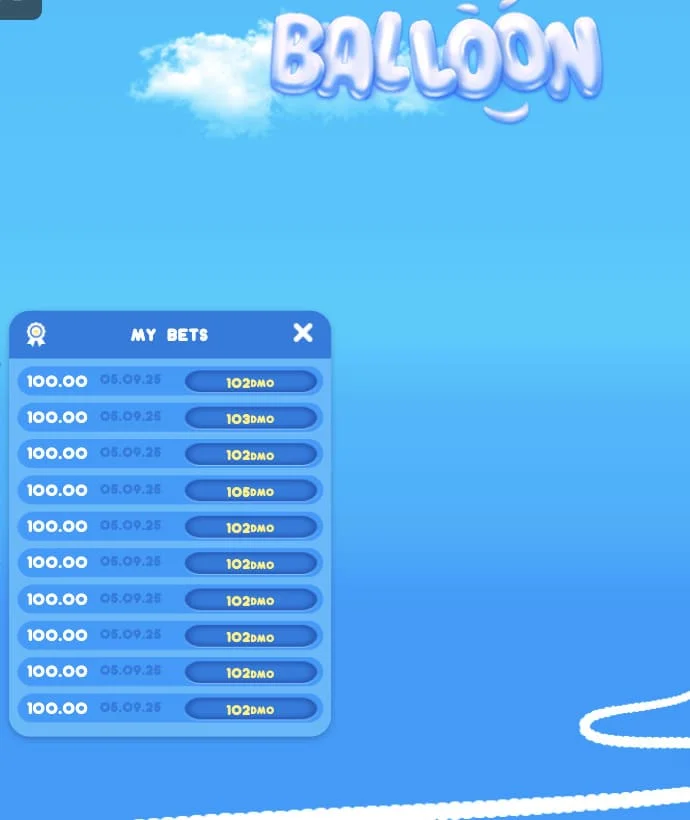 Balloon game